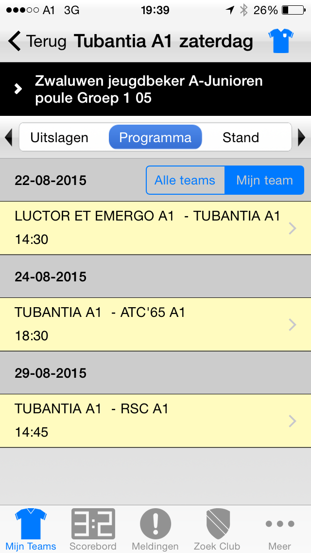 HVVTubantia's tweet photo. Bekerprogramma Tubantia A1 http://t.co/q9R5k5Lafo