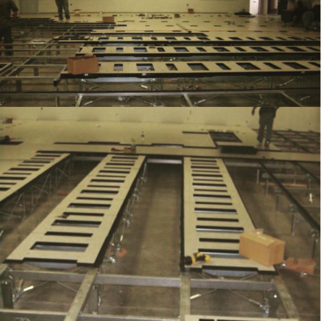 BergvikFloor's tweet photo. Completed an Iso Floor and seismic bracing frames for T-Mobile's network operations center in El Monte, CA. #tmobile http://t.co/fK7g7T6MX3