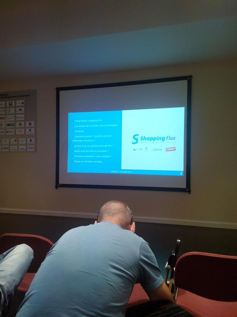 cadomaestro's tweet photo. C'est parti pour la conférence @assoWelcom de @shoppingflux #ecommerce http://t.co/T9MunoMbOU