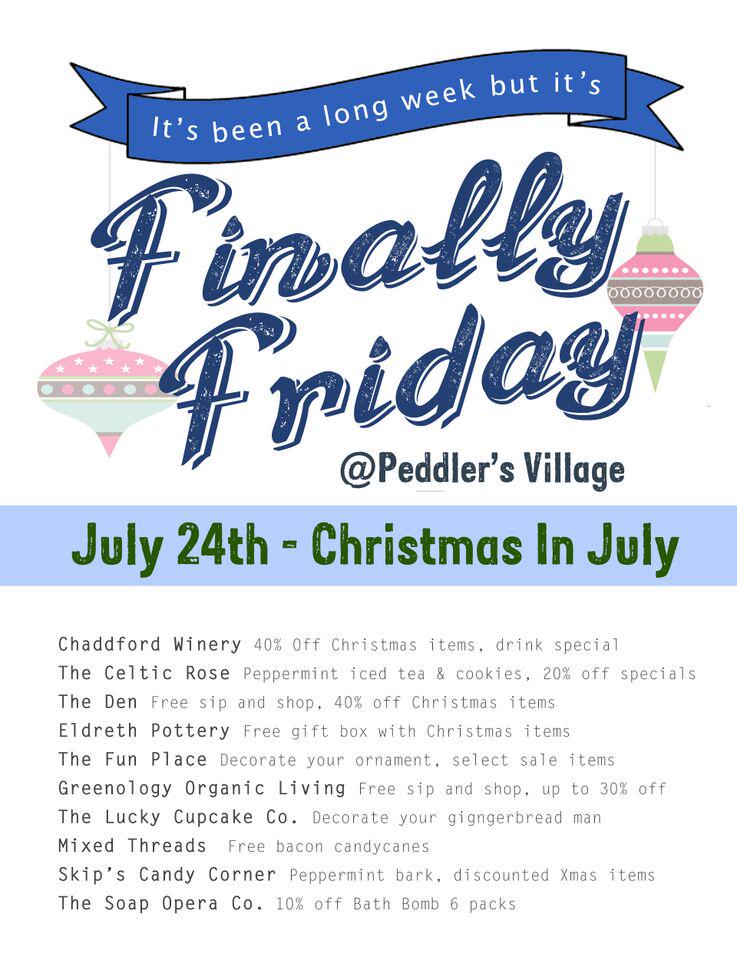 MixedThreads's tweet image. Ho Ho Ho?! Joint us for Finally Friday - Christmas In July!  Great fun for the whole family, kidos too!