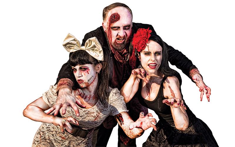 How to do your zombie make-up for Saturday's <a href="/ZombieCrawl_ATL/">Zombie Crawl</a>, from a special effects expert bit.ly/1VAFa7c