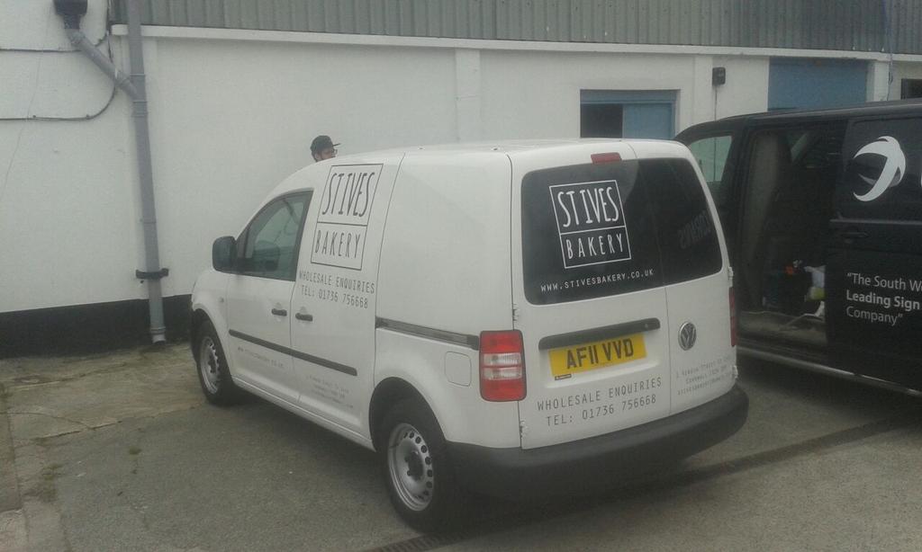 CornwallSigns's tweet photo. Fresh from site today #vehiclebranding in collaboration with @MeorDesign http://t.co/VMxeGF9Pzv