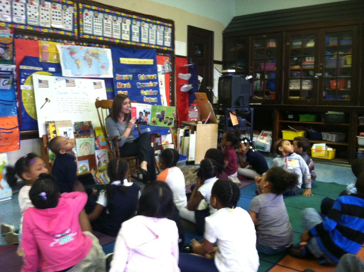 JA_Philly's tweet image. A 2012 volunteer @ EM Stanton Elementary School, teaching kids about our city, &amp;amp; opening a business #TBT #JAprograms
