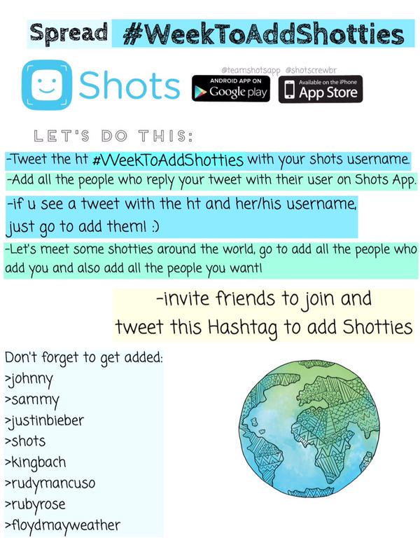 ShotsArmyIndia's tweet photo. #Shotties don't forget to take part in @teamshotsapp and @shotscrewbr project of @shots #WeekToAddShotties http://t.co/zf3qeRjLmm