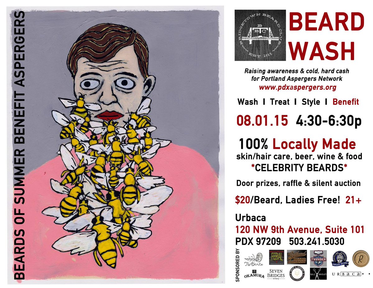 urbacasalon's tweet photo. Proud to host this first-of-its-kind event!  08.01.15 BEARD WASH @MadisoneRowley  @BridgetownBeard  @farmokamura http://t.co/wb8CGcbMAX