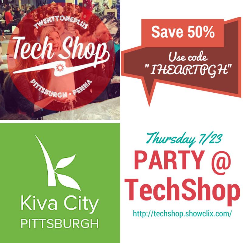 TechShopPGH's tweet photo. Can't wait for tonight! Get your tickets http://t.co/poYO51NMnO #pittsburgh #summer #summerfun #TwentyOnePlus #pgh http://t.co/pnjSUvGA6e