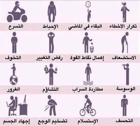 أهم الأسبـاب .. التي قد تقودنا للفشل.