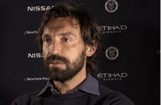 SerieATotal's tweet photo. Andrea Pirlo insists he did not join #NYCFC to be a tourist, keeps door open on Italy career http://t.co/UR0P9vIJDZ http://t.co/yh61kOPRry