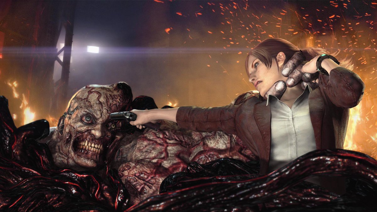 PlayStation's tweet photo. Resident Evil Revelations 2 hits PS Vita on 8/18! Here's everything we're packing into it: http://t.co/K8LZz5J6Wc http://t.co/NlkSvlWpXB