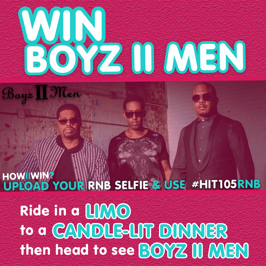 Upload your RnB selfie using #hit105RnB today & you cld win a tix to #B2M2015 @eatonshillhotel @MetropolisTour1