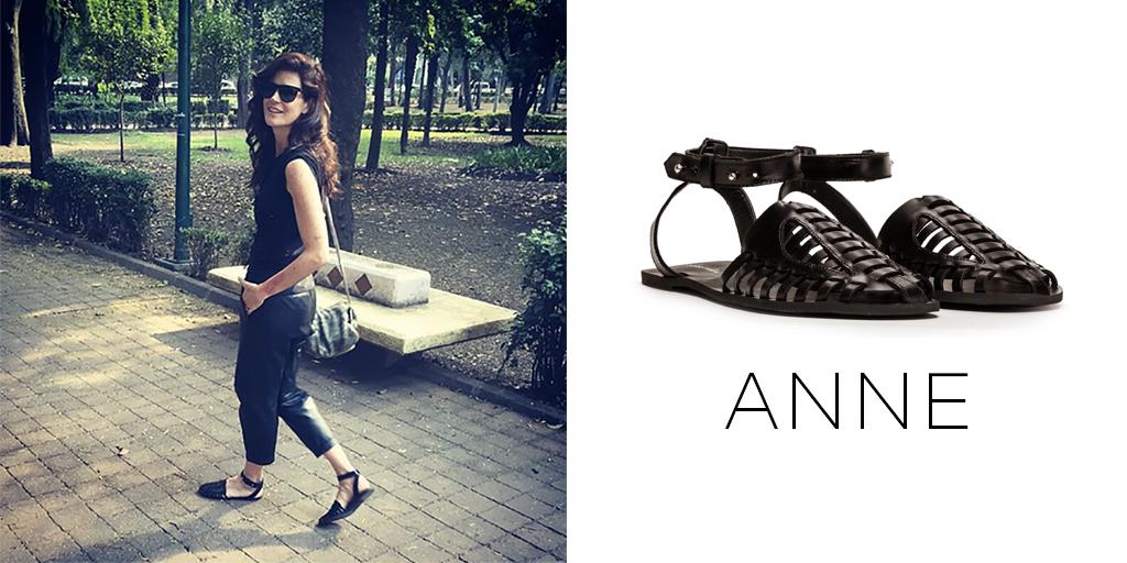 La diseñadora de Dorothéa shoes, Galia Katz con nuestro cómodo modelo ANNE. #Sueñaconlospies