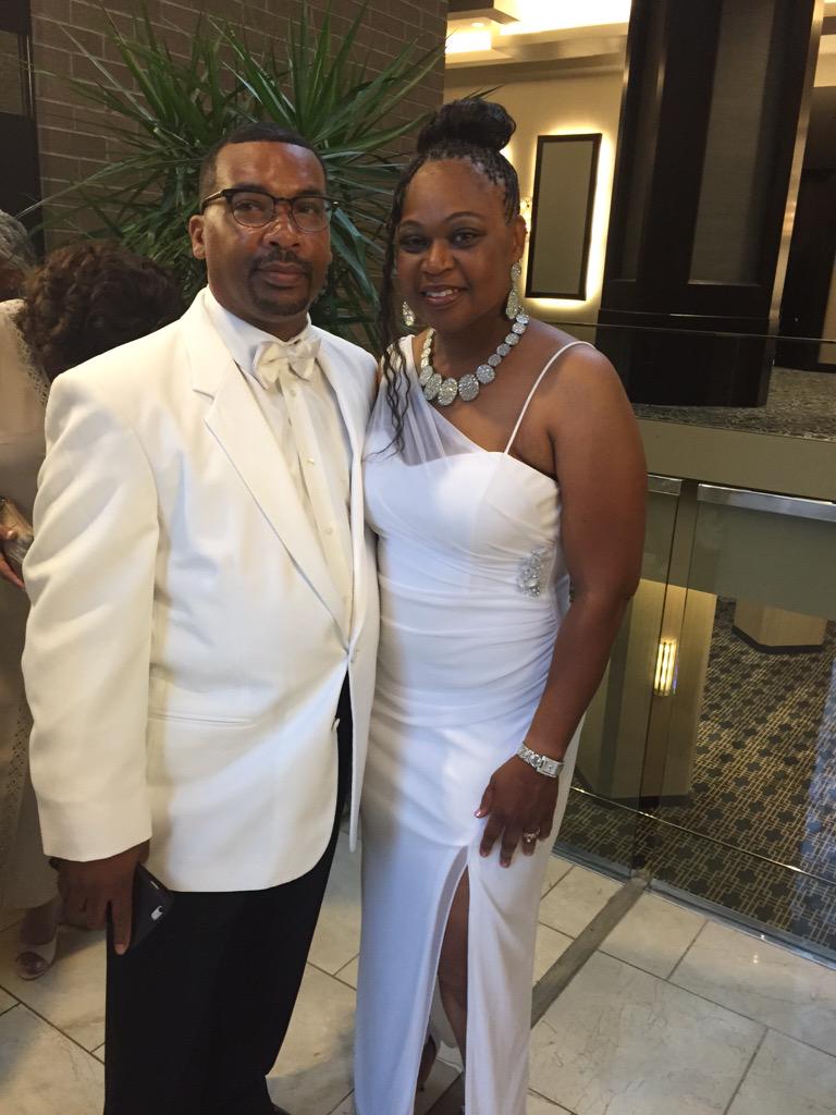 Pastor and I at Bishop Paul S. Morton's Retirement Gala.  To God Be The Glory!