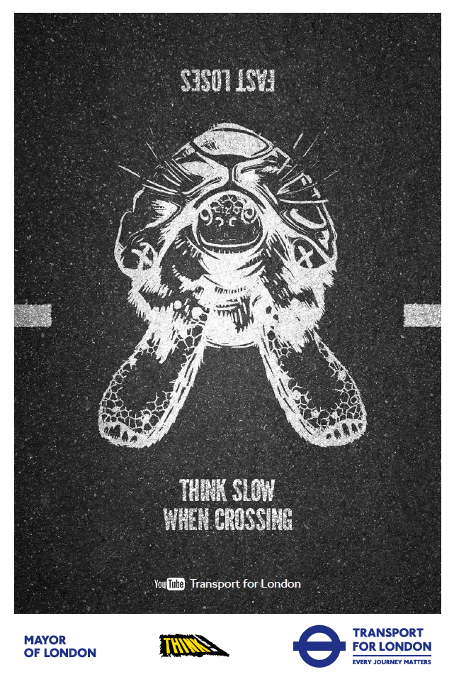 junaidrahmon2's tweet image. "@TfL: ���� #ThinkSlow when crossing #HareAndTortoise http://t.co/C20NYPed8S"