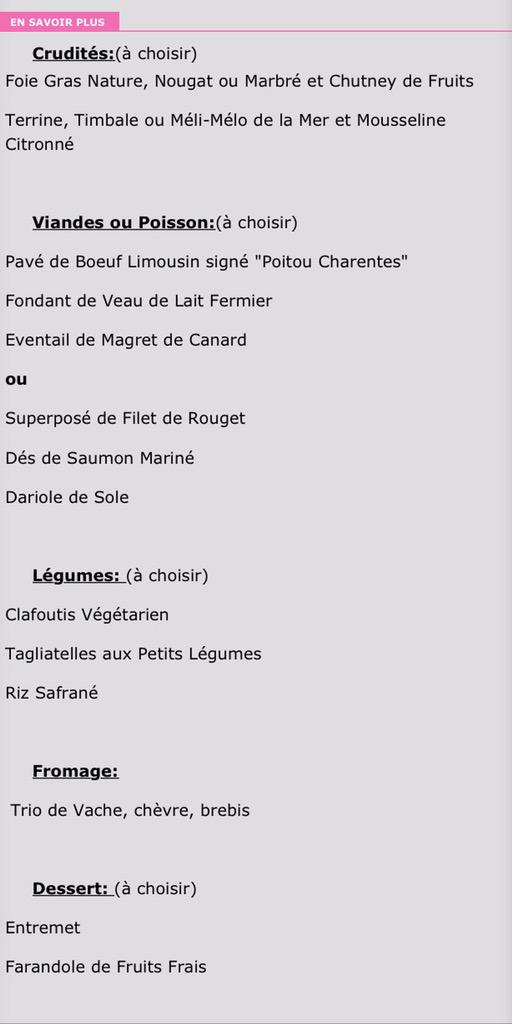 Vous pouvez nous faire confiance ou faire votre menu. #plateauclasse #maisonlafaye #Angoulême #livraison #traiteur