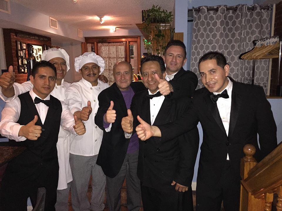 ilfalcolic's tweet photo. The chefs with Mr Grasso #ilfalco #ilfalcolic #italianfood #finedinning #NYSE #Grasso http://t.co/CxoDThsY8H