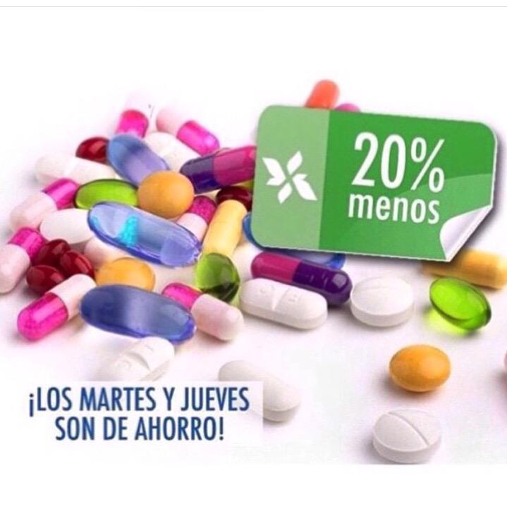 Ahorra con #FarmaXpress aprovechando nuestro 20% de descuento en medicamentos 👍🏼👍🏼👍🏼💙💚
