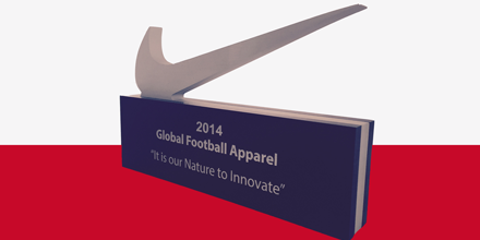 Nike heeft door ons Awards laten ontwerpen en maken. Dit is het resultaat.