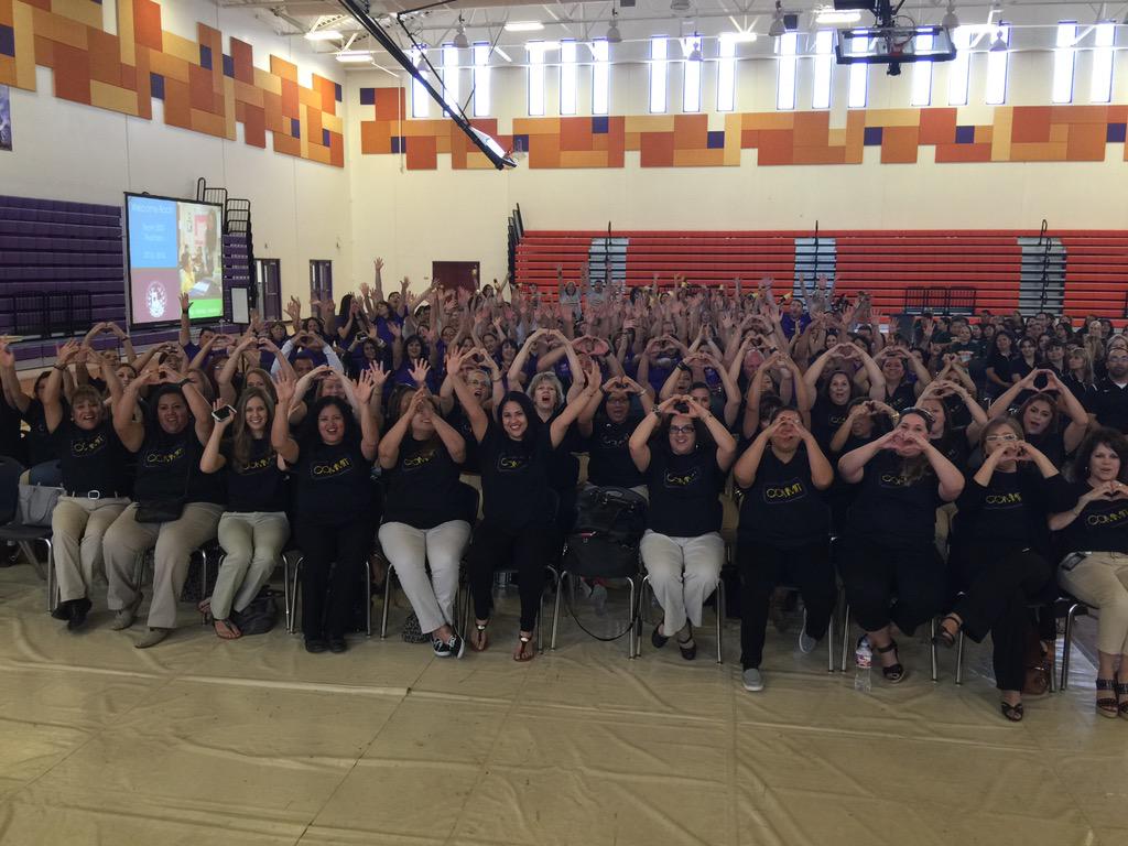 El Dorado High School feeder elementary teachers are the foundation of the Aztec Empire!!! #TeamSISD