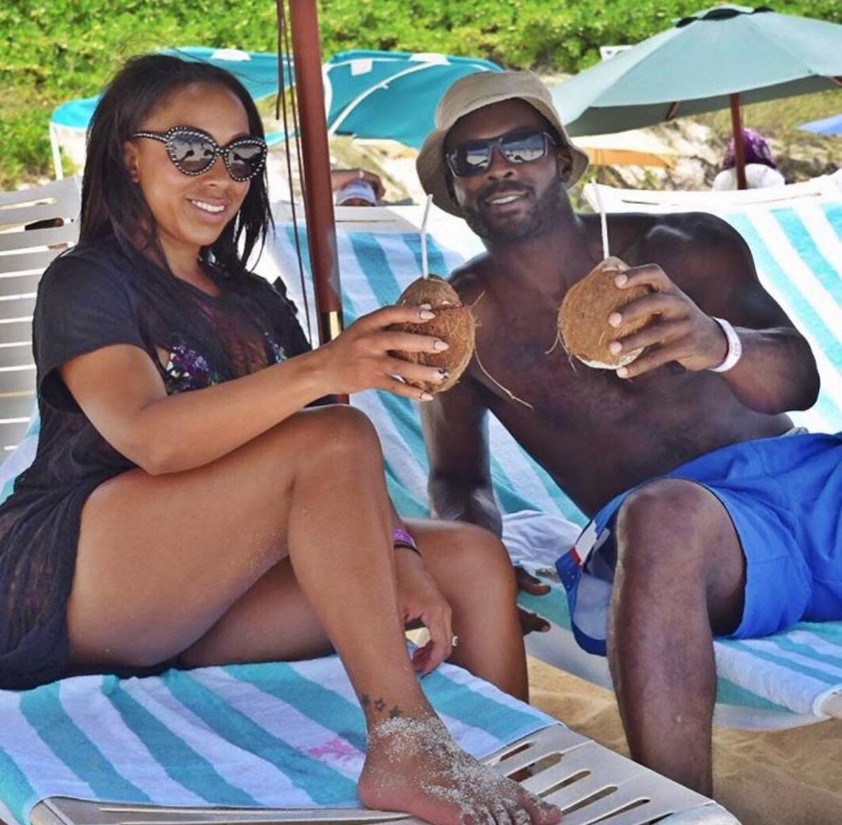 #tbt my beautiful wife and I on vacation in the Bahamas.. #gorgeous https.....