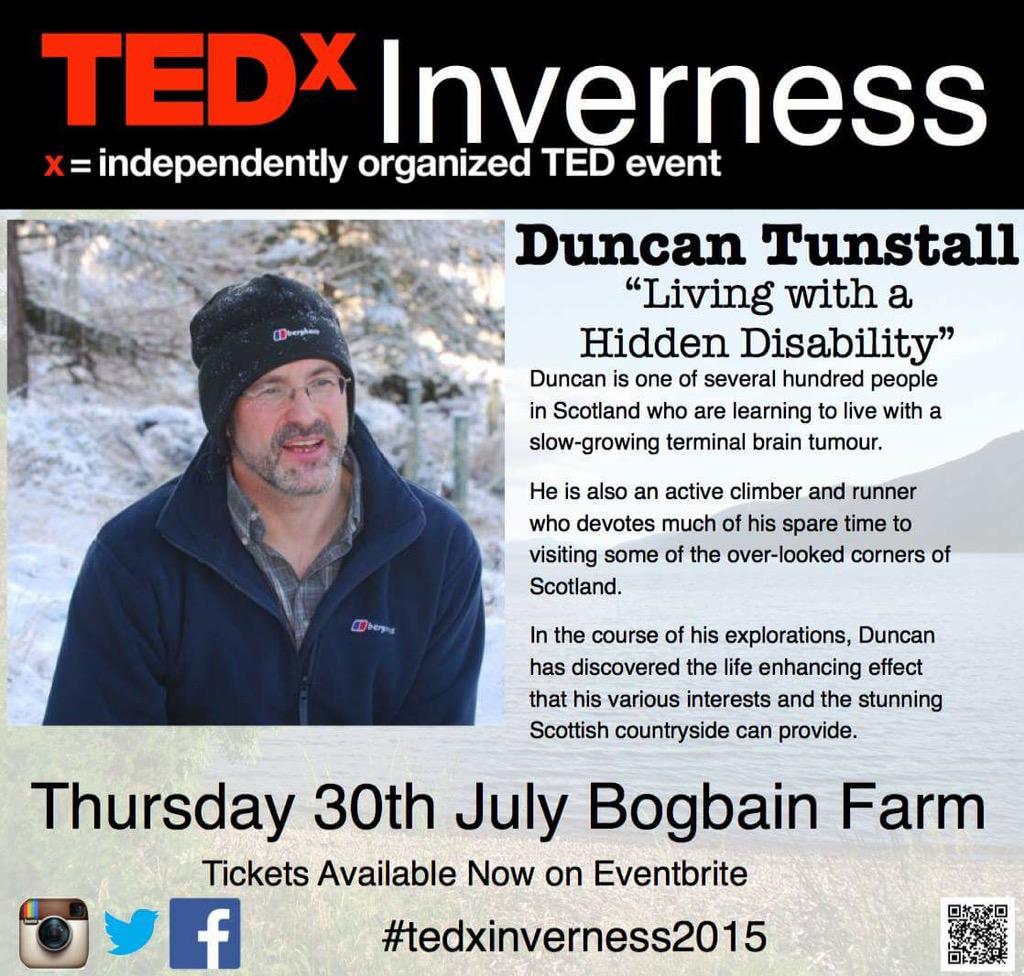An inspirational man we can all learn something from. #tedxinverness2015