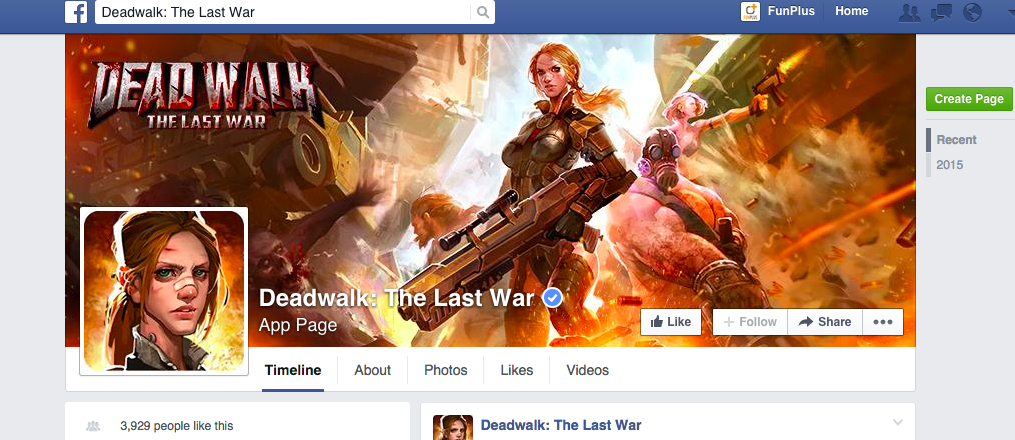 FunPlusGames's tweet photo. Check out our official @facebook #DeadWalkTheLastWar #AppPage http://t.co/38xLpPnkBd #FunPlus #mobilegames http://t.co/ocA5V66E03