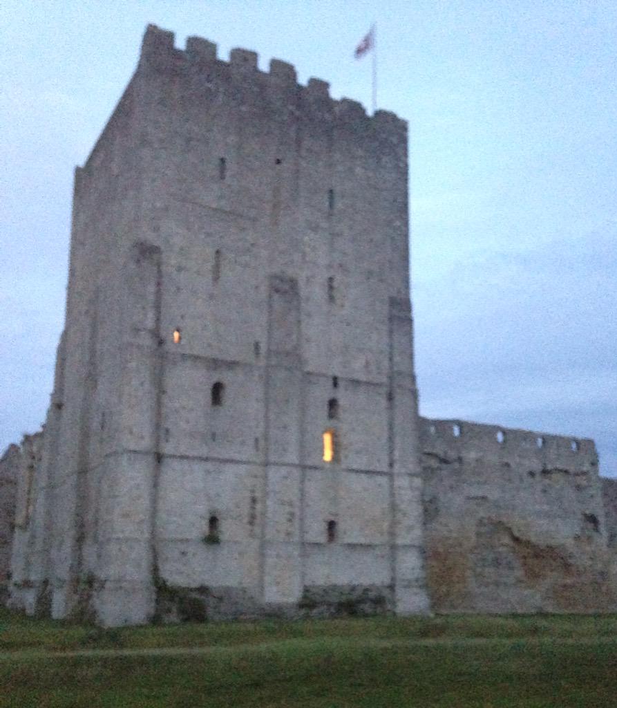 theberrytheatre's tweet photo. Goodbye @PortchyCastle fantastic hosts for the opening of our #Acrossthedarkwater run. Next stop Pear Tree Church! http://t.co/rYF1tbjAu3