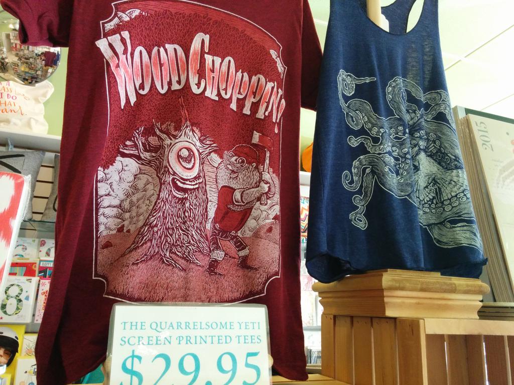 Fresh shirts for fresh folks. Come see our newest #QuarrelsomeYeti shirts and tanks