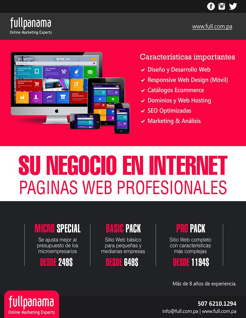 Páginas Web desde $249.00
Escribe a info@full.com.pa <a href="/FULLPanama/">FULL Panama</a> #VamosPanama #TodosConPanama  #web