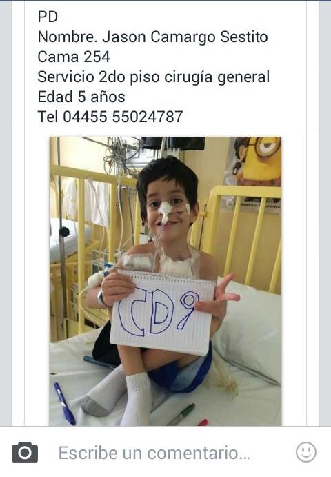 JuventudCD9's tweet photo. Todos tenemos el sueño de conocerlos.
Pero ahora me importa que #NiñoCoder CUMPLA EL SUYO!! 🙏🙏 @aborito @JesusBlaife http://t.co/D3g94DoOkL