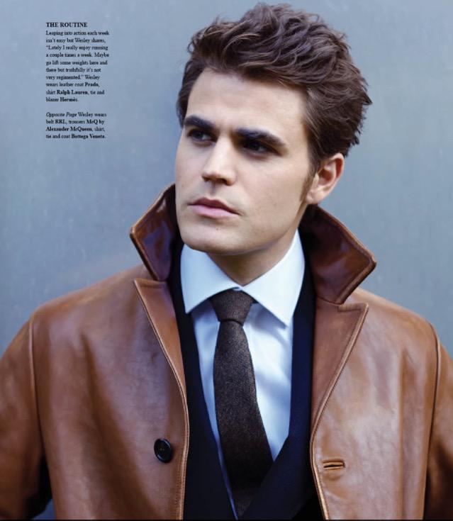 Happy birthday Paul Wesley, Stefan Salvatore & the man who makes tvd my favorite show. you have such a big heart @ a+ 