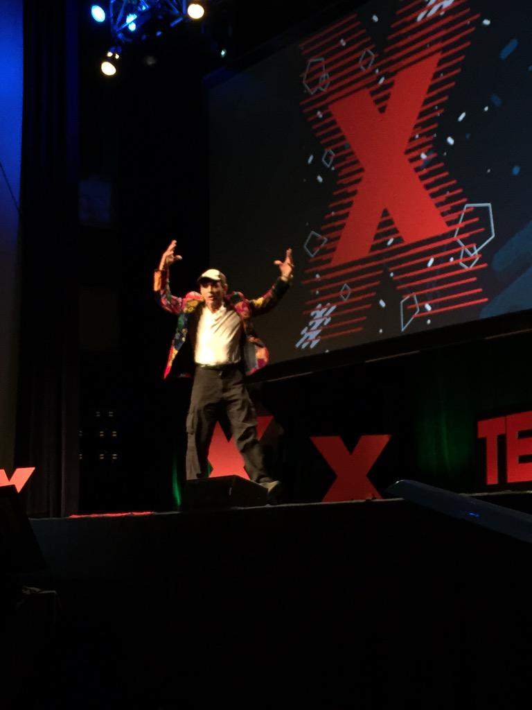 TEDxFargo's tweet photo. Best dressed award goes to.... Gary Greff! Creator of the Enchanted Highway! http://t.co/0K7F9OSak6