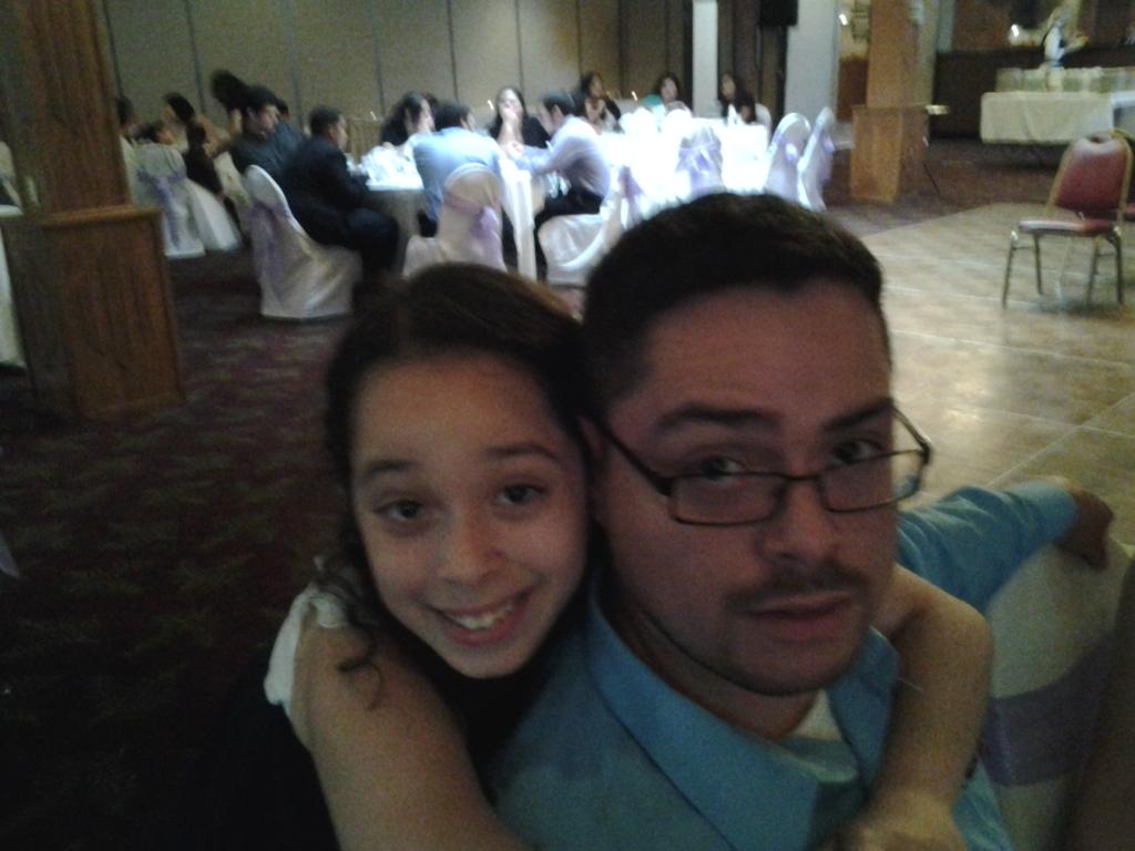 D3struct10n's tweet photo. @TheMavShow me and one of my daughters at a wedding. http://t.co/LmLQMHpOi5