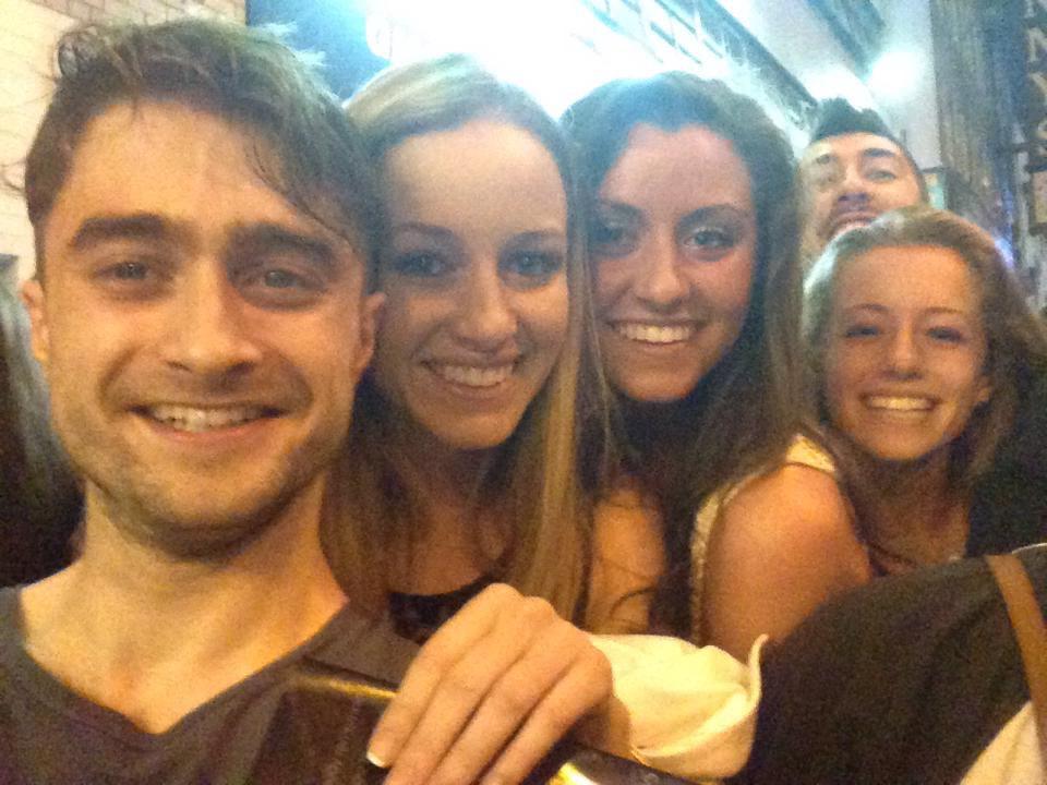 Happy bday to my childhood hero Daniel Radcliffe  oh and Tbt to that one time we took a selfie, ok ily 