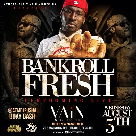efabrizio1's tweet photo. BANKROLL FRESH at @VAiNOrlando #ORLANDO #orlandocity #ucf #orlandofl http://t.co/NPaM9xugTD