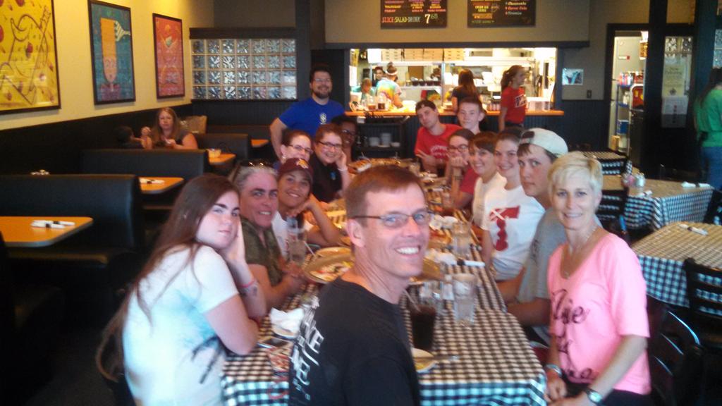 brooksbarrick's tweet photo. Disciple youth made it to Indy. #disciplesyouth #DisciplesSoar http://t.co/fnvuBYQJMl