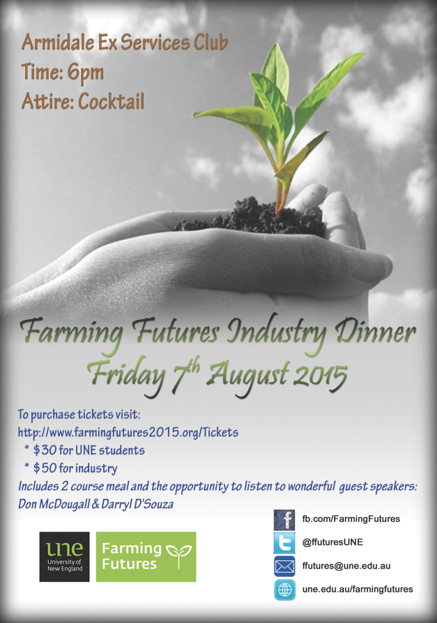 OBEOrganic's tweet photo. OBE is proud to sponsor @UniNewEngland @ffuturesUNE Industry Dinner 7 Aug. in #Armidale. #FarmingFutures http://t.co/fvKgZaSymr