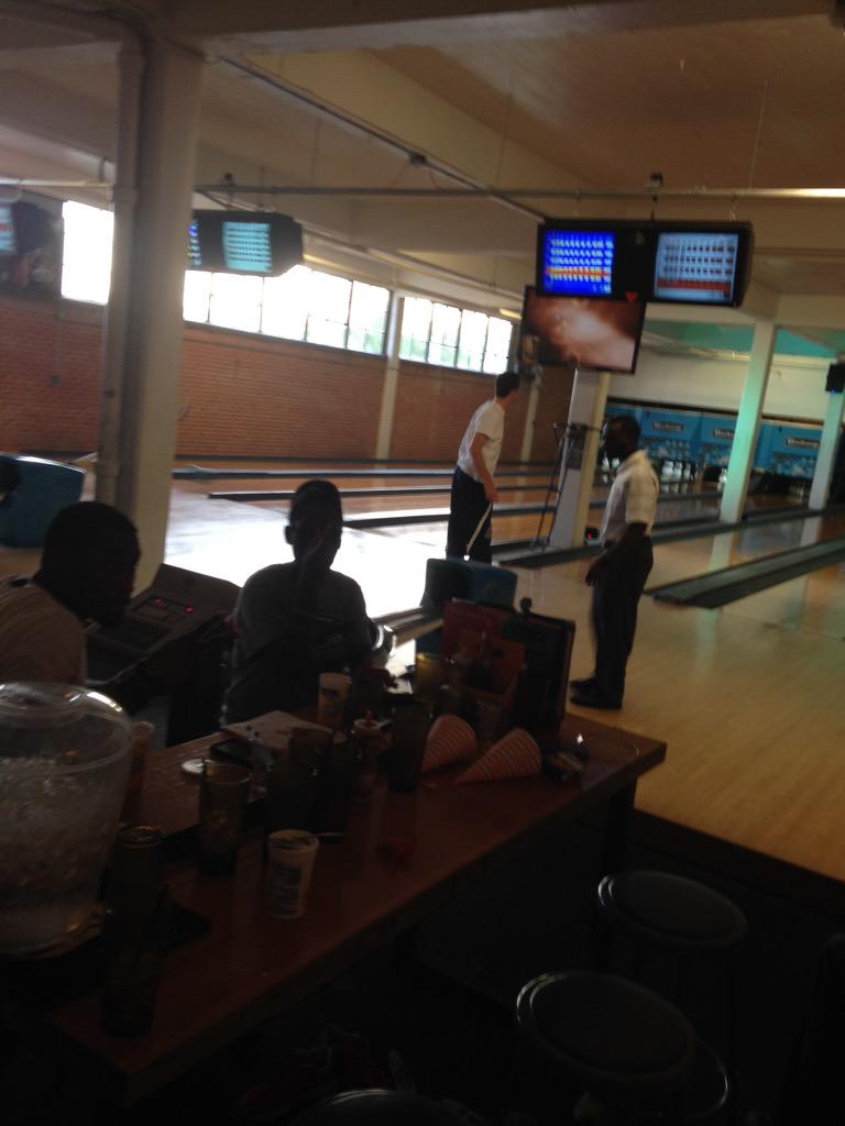 LATECHSAAC's tweet photo. CUSA SAAC Reps are kicking off the 2015 In-Person Meeting with some bowling! #CUSASAAC http://t.co/KIBuSnX71M