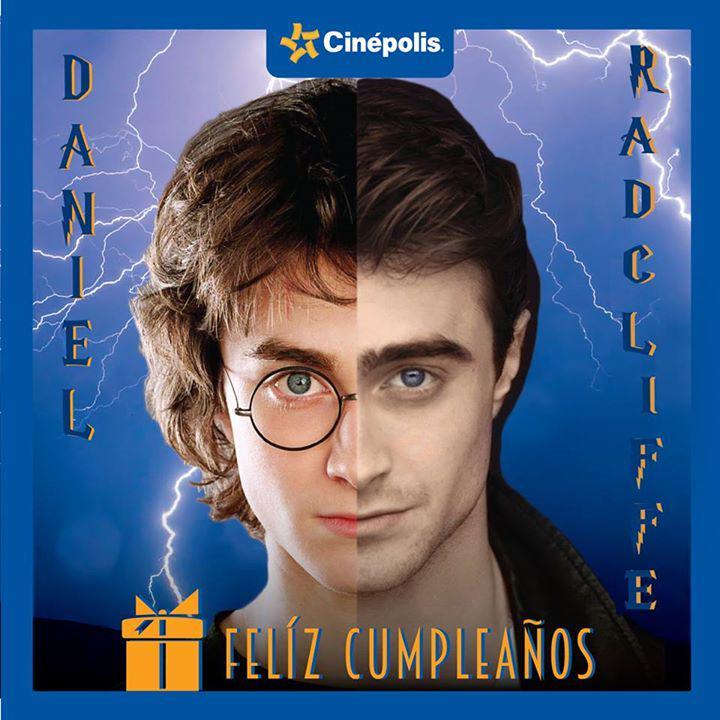 ¡Hoy cumple años Daniel Radcliffe, pero todos le cantamos el happy birthday a Harry Potter! 