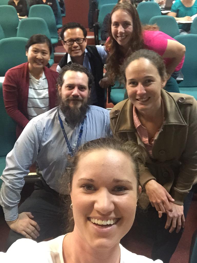 PeriUrbanDogs's tweet photo. Happy vet sci post-grads after presenting our three minute thesis is the school heats! #3MT @UQGattonUpdate @UQ_News http://t.co/mNABqG7ibS