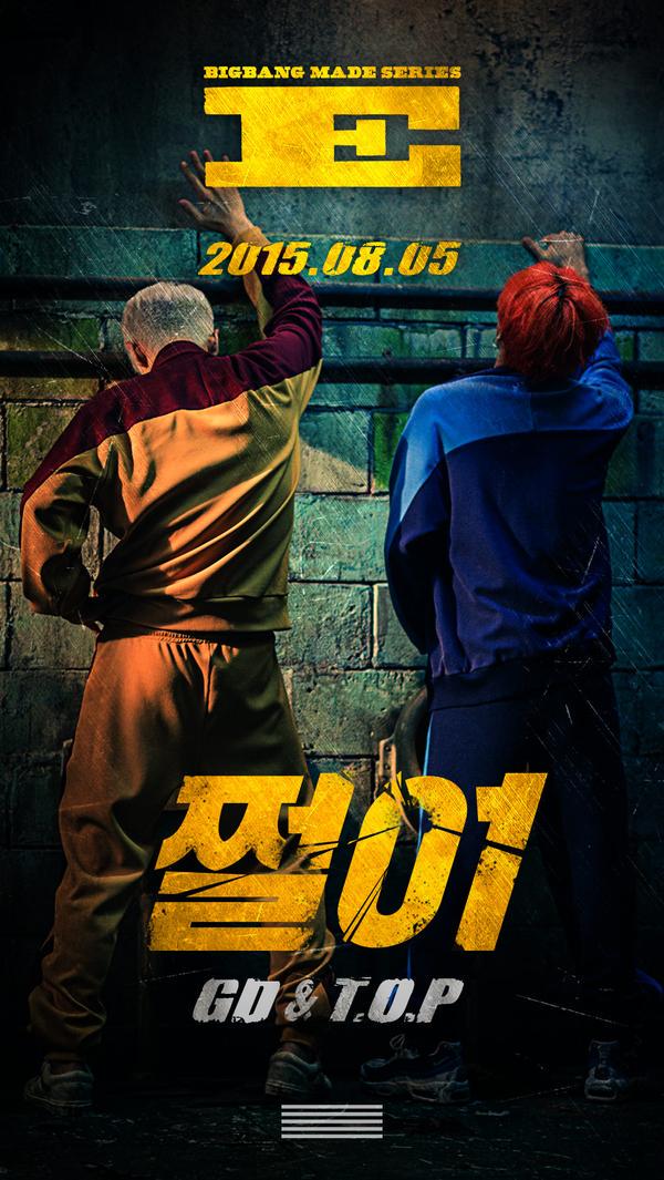 allkpop's tweet photo. GD&amp;TOP get the ball rolling for their comeback in teaser poster for Big Bang's 'E' album! http://t.co/b8e4pQTfAs http://t.co/8RWOAqERx2