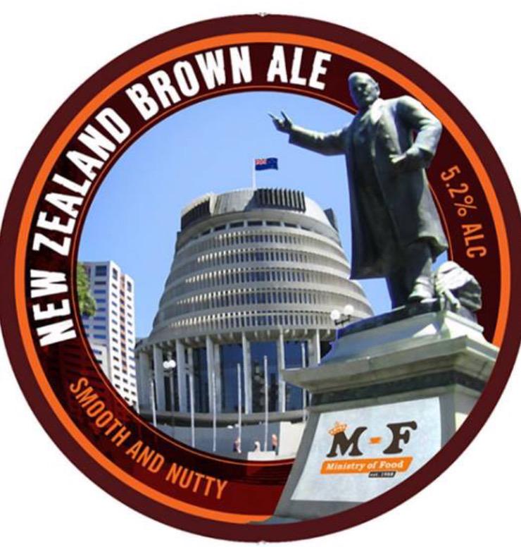 MinistryFood's tweet photo. Proud to announce MOF's latest brew on the taps now. NZ Brown Ale. #craftbeercapital #mofbeer http://t.co/76tXkznqhm