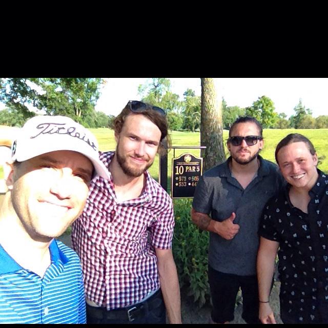 DiscipleKevin's tweet image. Just got done playing golf with my boys @josiahp @DiscipleJoey @DaneAllen greeaaaat times!!