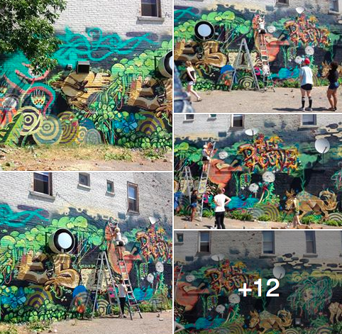 thewalleye's tweet photo. Kudos to #DieActive artists for the great work on #tbay's newest #graffiti wall. https://t.co/voDuDUUl9O #streetart http://t.co/A10fHFfYxD