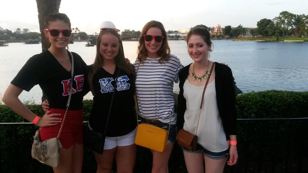 duqKappaEpsilon's tweet photo. some collegiate members at our Epcot Dessert Social Event! http://t.co/wv5wzVxCfg