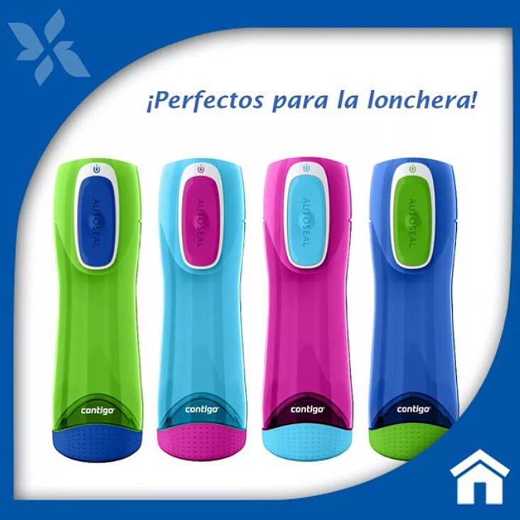 No más líquidos derramados en la lonchera. 
Los vasos Contigo son perfectos 💙💚👍🏼