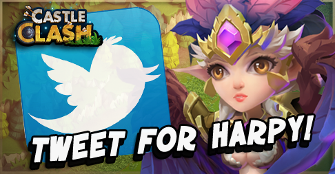 CastleClashIGG's tweet image. It's that time again, RETWEET this post and you could win a Harpy Queen or be 1 of 5 to win 600 Gems! (ends 7.28)
