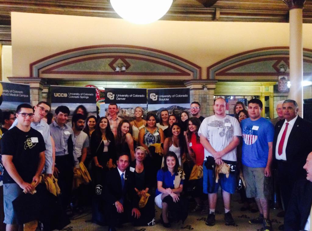 VanessaatCU's tweet photo. Congrats to these Pueblo, CO students, starting at the @CUSystem campuses this fall! #BoulderBound @CUAdvocates http://t.co/tCwosr6055