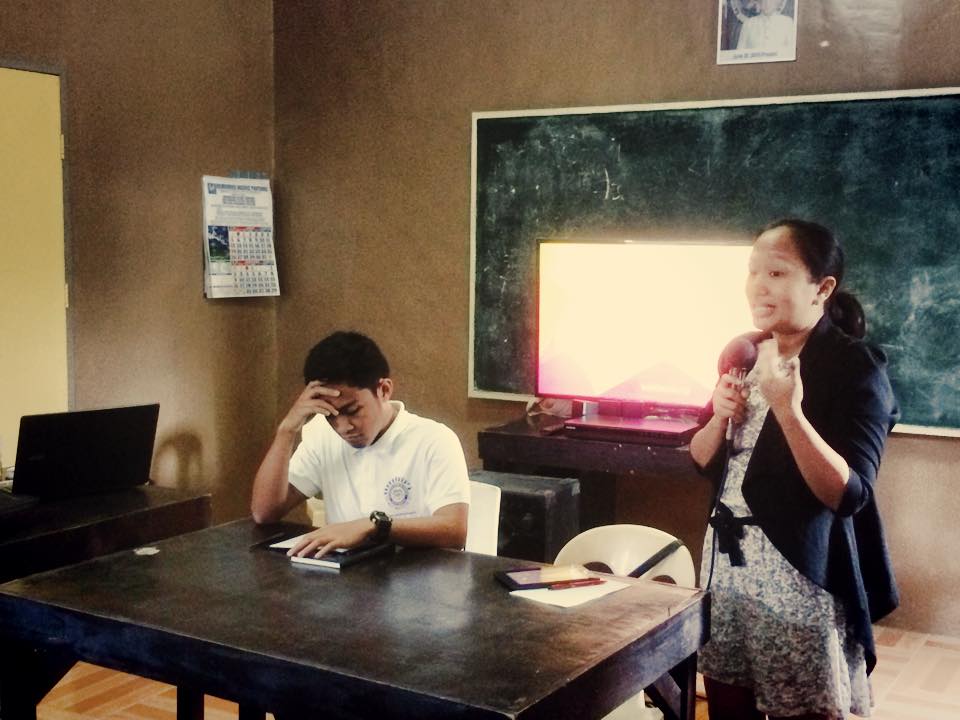 WorldMeritPH's tweet image. Now on #WorldMerit15 Agusan del Sur: Ms. Sherryl Traya, BNCHS alumna, shares her thoughts on #WeArePlanetary.