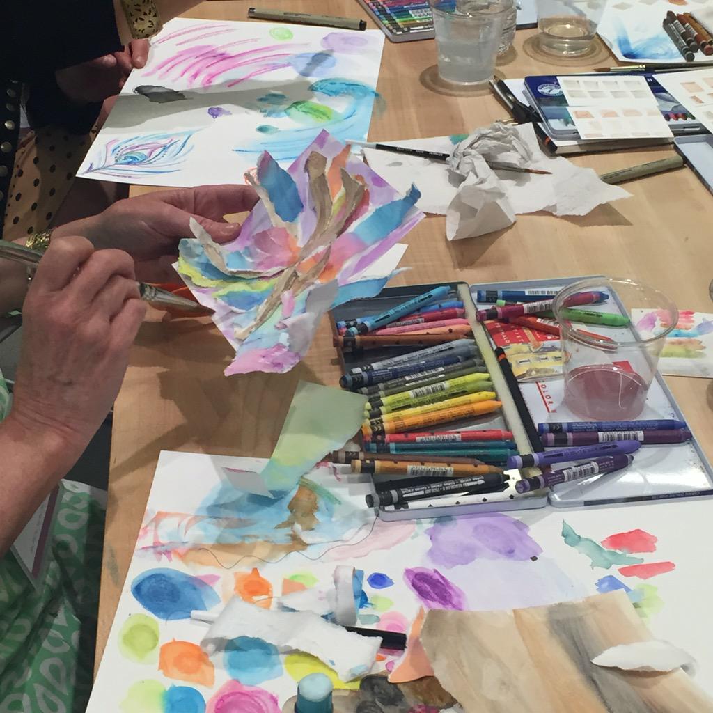 seethinkwonder's tweet image. Experimenting in the studio: risk taking = learning. #PZC2015 @ProjectZeroHGSE