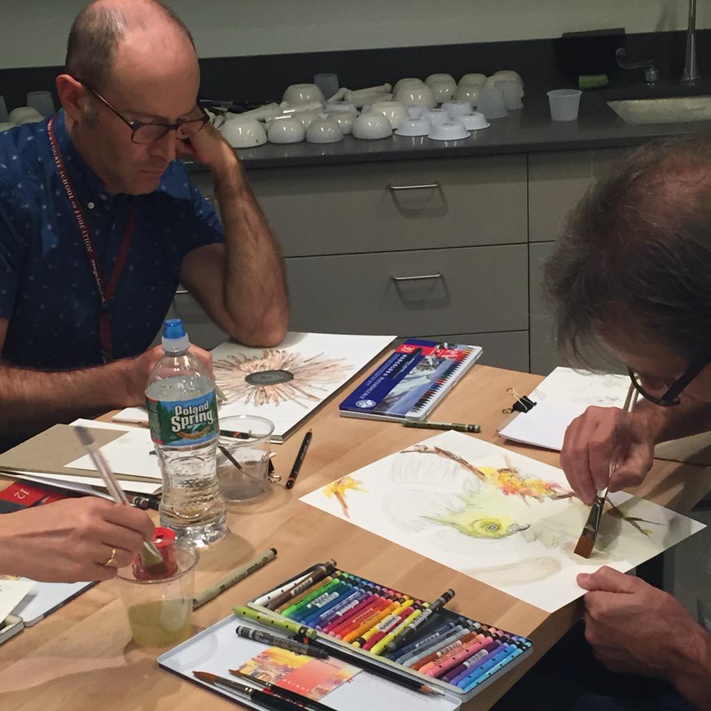 seethinkwonder's tweet image. Experimenting in the studio: risk taking = learning. #PZC2015 @ProjectZeroHGSE